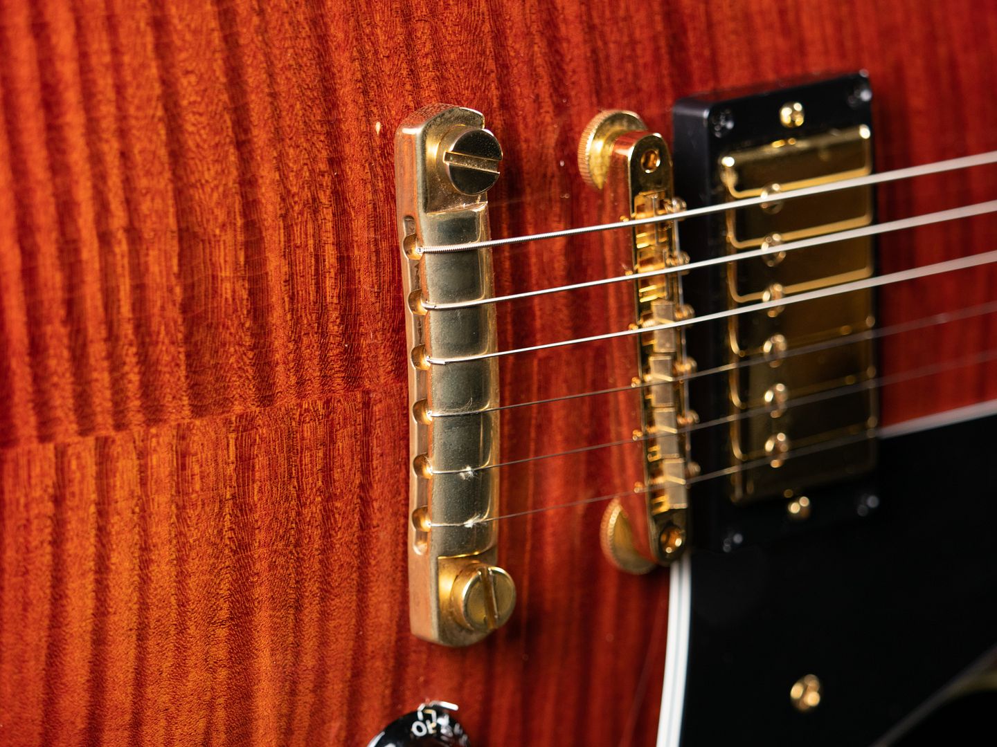 2004 Gibson Les Paul Custom-F Flame Firemist Trans-red Back